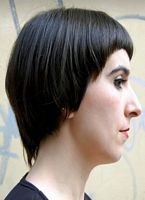 asymetryczne fryzury krótkie - uczesanie damskie zdjęcie numer 69B